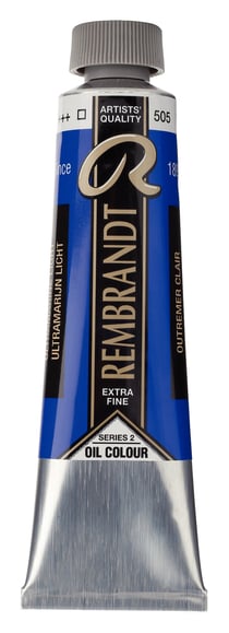 Peinture à l'huile Rembrandt en tube de 40 ml - Royal Talens - Extra-fine - Outremer clair