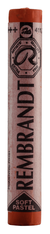 Pastel tendre Royal Talens - Rembrandt - Terre de sienne brûlée 7 n°411.7