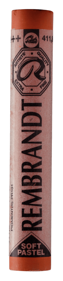 Pastel tendre Royal Talens - Rembrandt - Terre de sienne brûlée 8 n°411.8