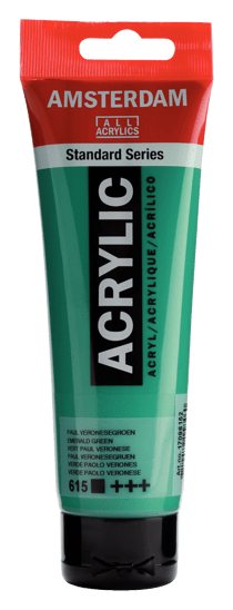 Tube 120 ml de peinture acrylique Royal Talens - Amsterdam - Vert Paul Veronese