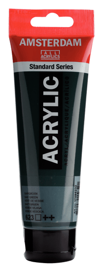 Tube 120 ml de peinture acrylique Royal Talens - Amsterdam - Vert De Vessie