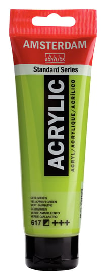 Tube 120 ml de peinture acrylique Royal Talens - Amsterdam - Vert Jaunatre