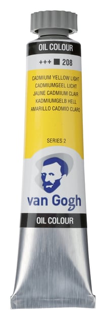 Tube 20 ml de peinture à l'huile Royal Talens - Van Gogh - jaune de cadmium - Fine