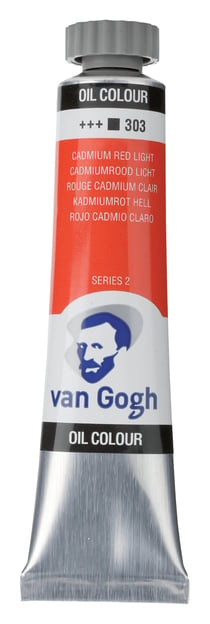 Tube 20 ml de peinture à l'huile Royal Talens - Van Gogh - rouge cadmium - Fine