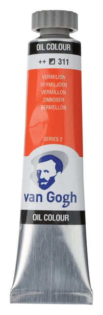 Tube 20 ml de peinture à l'huile Royal Talens - Van Gogh - vermillon - Fine