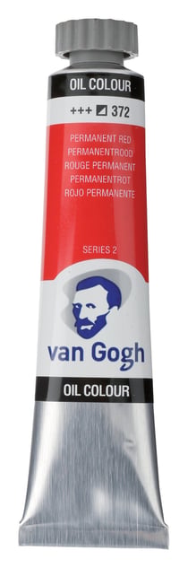 Tube 20 ml de peinture à l'huile Royal Talens - Van Gogh - rouge permanent - Fine