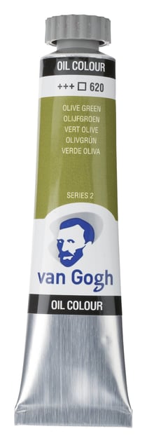 Tube 20 ml de peinture à l'huile Royal Talens - Van Gogh - vert olive - Fine