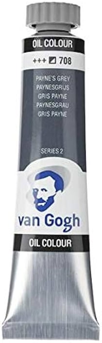 Tube 20 ml de peinture à l'huile Royal Talens - Van Gogh - gris de Payne - Fine