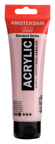 Tube 120 ml de peinture acrylique Royal Talens - Amsterdam - Rose Persique