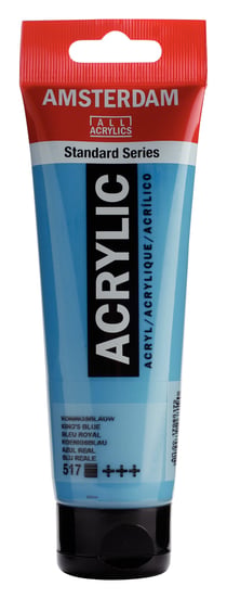 Tube 120 ml de peinture acrylique Royal Talens - Amsterdam - Bleu Royal