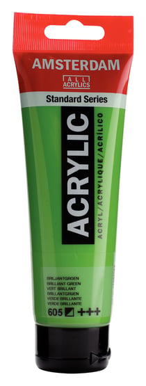 Tube 120 ml de peinture acrylique Royal Talens - Amsterdam - Vert Brillant