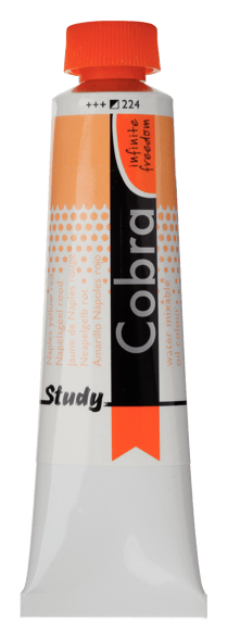 Tube 40 ml de peinture à l'huile Royal Talens - Cobra Study - jaune de Naples rouge - Étude