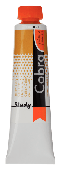 Tube 40 ml de peinture à l'huile Royal Talens - Cobra Study - jaune ocre - Étude
