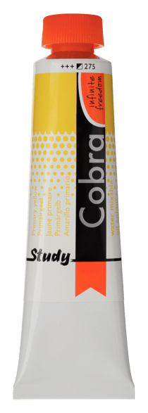 Tube 40 ml de peinture à l'huile Royal Talens - Cobra Study - jaune primaire - Étude