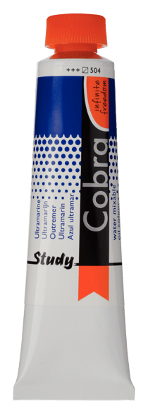 Tube 40 ml de peinture à l'huile Royal Talens - Cobra Study - ultramarine - Étude