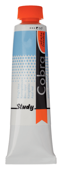 Tube 40 ml de peinture à l'huile Royal Talens - Cobra Study - bleu royal - Étude