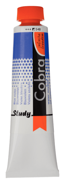 Tube 40 ml de peinture à l'huile Royal Talens - Cobra Study - bleu violet - Étude