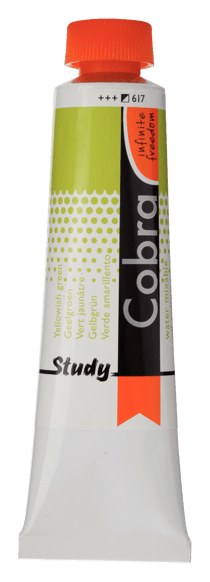 Tube 40 ml de peinture à l'huile Royal Talens - Cobra Study - vert jaunâtre - Étude