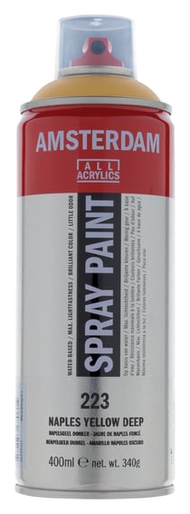 Bombe de peinture Amsterdam - 400 ml - Jaune De Naples Foncé