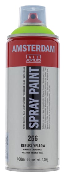 Bombe de peinture Amsterdam - 400 ml - Jaune Reflex