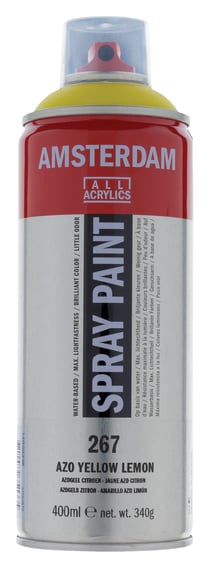 Bombe de peinture Amsterdam - 400 ml - Jaune Azo Citron