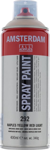 Bombe de peinture Amsterdam - 400 ml - Jaune Naples Rouge Clair