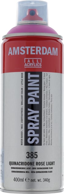 Bombe de peinture Amsterdam - 400 ml - Rose Quinacridone Clair