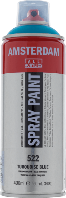 Bombe de peinture Amsterdam - 400 ml - Bleu Turquoise
