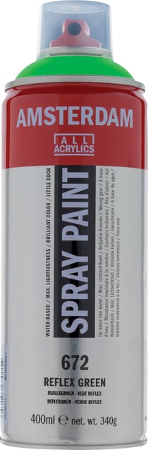 Bombe de peinture Amsterdam - 400 ml - Vert Reflex