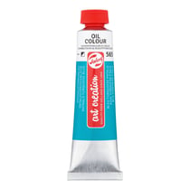 Tube 40 ml de peinture à l'huile Royal Talens - Artcrea - bleu turquoise phtalo