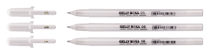 Set de 3 crayons gel Gelly Roll blanc - 0,3 mm/0,4mm/0,5mm