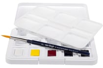 Ensemble de peinture aquarelle - 5 couleurs - demi-plateau - Van Gogh