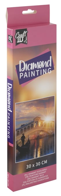 Kit Diamond painting Craft Id - Venice - 30 x 30 cm