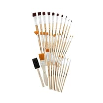 Lot de 35 pinceaux Nassau - Poils synthétiques - AR0833/GE