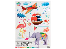 Bloc de papier créatif Craft Id - Couleurs assorties - 50 feuilles - A4 - 110 g/m²