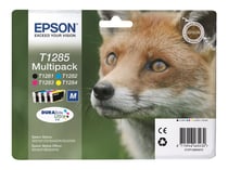 Epson T1285 Multipack - pack de 4 - noir, jaune, cyan, magenta - originale - cartouche d'encre