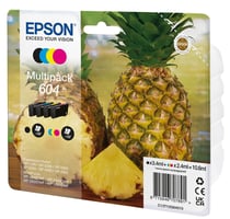 Pack cartouches d'encre n°604 Ananas - noir et couleurs - Epson