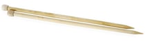 2 aiguilles bambou n°10 - bambou - 35cm