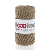 Fil macramé Hooked - Eco twist - Brun