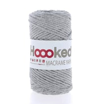 Fil macramé Hoooked - Eco twist - Gris