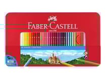Crayons de couleur Faber-Castell - Booite métal de 60