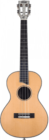 Mahalo Pearl Series - Ukulélé électracoustique - Baryton - Naturel