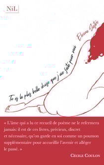 Tu es la plus belle chose que j'aie faite pour moi