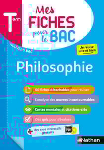 Philosophie Terminale - Mes fiches pour le BAC Tle - BAC 2026 - EPUB