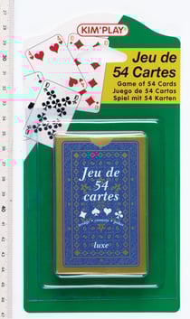 Jeu 54 cartes - luxe