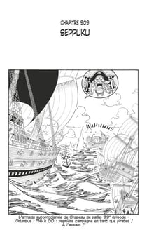 One Piece édition originale - Chapitre 909 - Seppuku