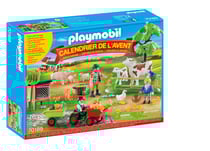 Calendrier Avent "Animaux de la ferme" - Playmobil La Magie de Noël - 70189