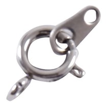 1 fermoir à ressort de 6 mm - Métal - Créalia