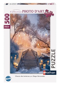 Puzzle 500 pièces - Chemin des lanternes / Diego Hernandez