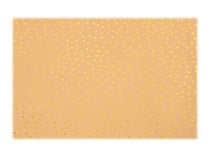 Rouleau de papier à pois or kraft - Imitation cuir - 100x50 cm